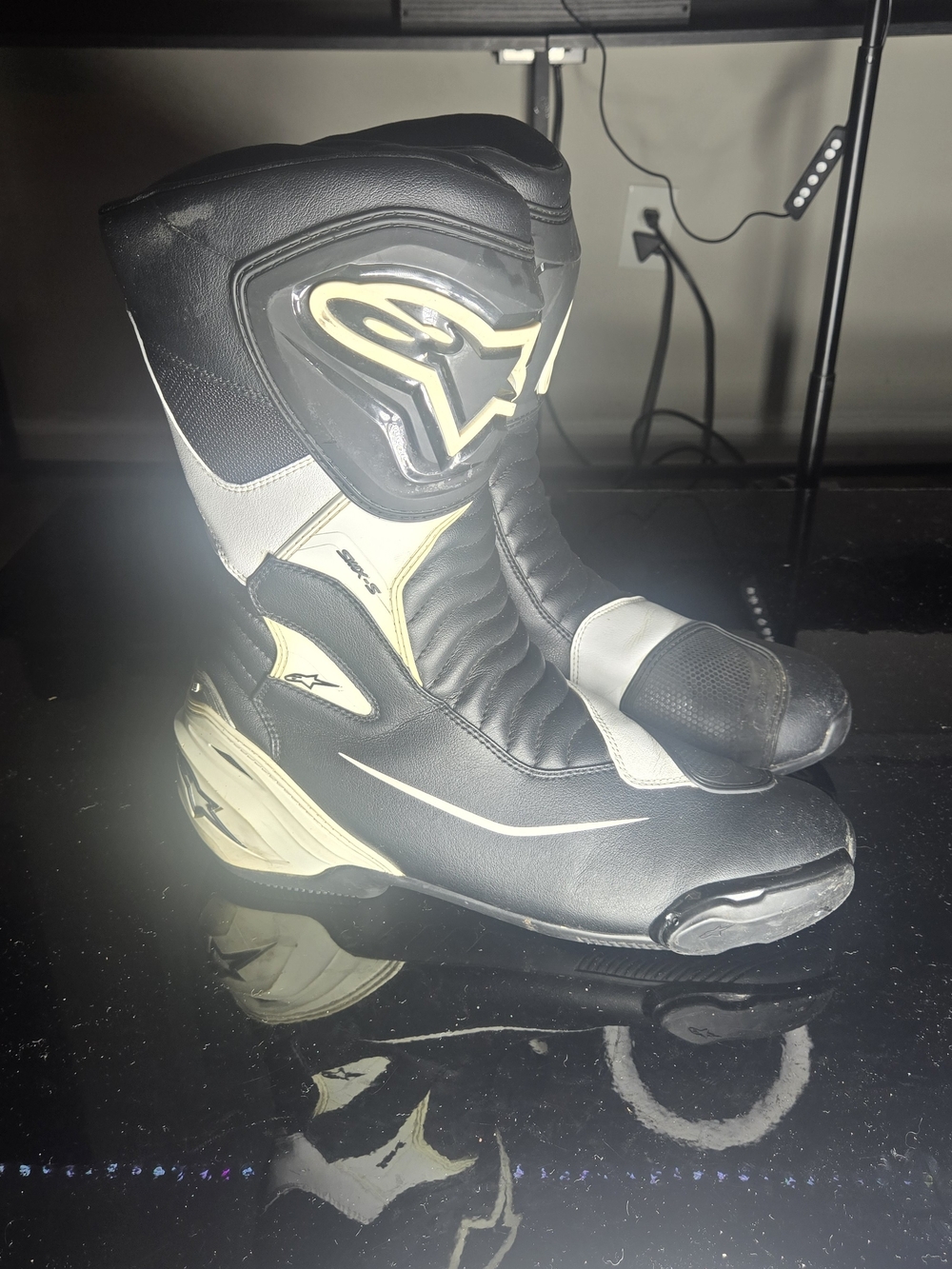 ALPINESTARS SMX S MOTORCYCLE BOOTS - SIZE 12.5 ***MEN'S